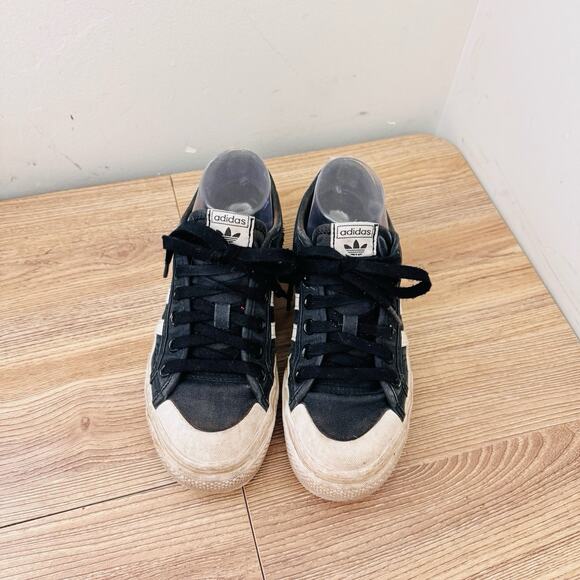 Adidas Nissa Platform Black And White Sneakers Men’s Size 6.5 main image 11